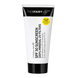 The INKEY List SPF30 Sunscreen 100% Mineral UV Filters 50ml características