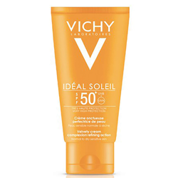 Vichy Ideal Soleil crème onctueuse perfectrice de peau SPF 50 50ml características