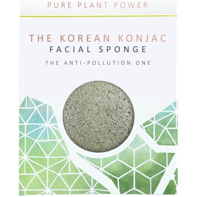 Éponge pour le Visage The Elements Earth The Konjac Sponge Company 30 g – Tourmaline Stimulante