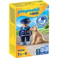 Policier avec chien, Jouets de construction