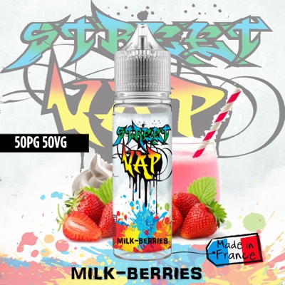 E liquide Milk-berries - 50ml - Street Vap