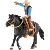 Farm Life Selle Western Avec Un Cowboy, Figurine precio