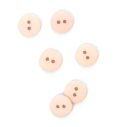 Boutons plats rose clair 14mm características