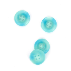 Boutons avec creux bleu 18mm precio