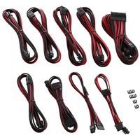 PRO ModMesh C-Series Rmi, RMx Cable Kit - BLACK/RED, Gestion des câbles