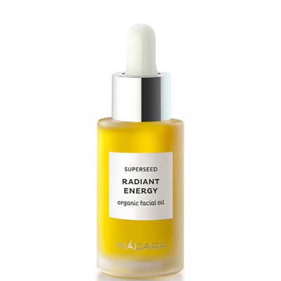 Huile faciale biologique « Radiant Energy » (énergie rayonnante) Superseed MÁDARA 30 ml