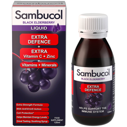 Sambucol Extra Defence (120 ml) características