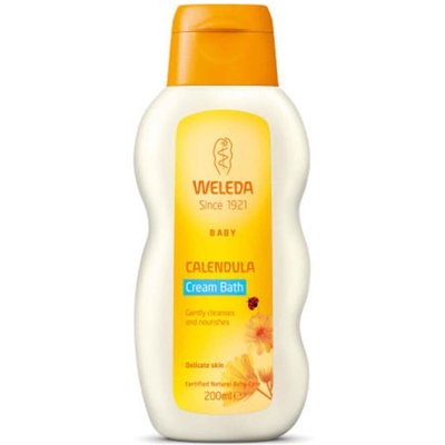 Crème de bain au calendula pour bébé de Weleda  (200ml)