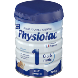 Physiolac 1, Lait pour nourrisson 1er âge en oferta