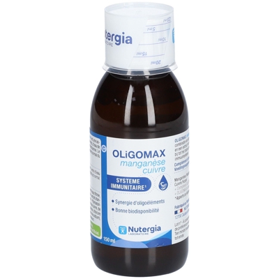 Nutergia OLiGOMAX manganèse - cuivre