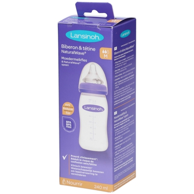 Lansinoh NaturalWave® Biberon avec tétine