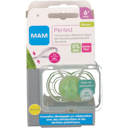 MAM Sucette anatomique silicone perfect +6 mois (Couleur non sélectionnable) precio