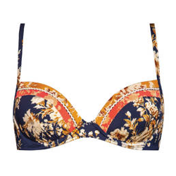 WATERCULT haut de maillot de bain coques Patchwork Florals características