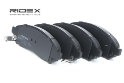 RIDEX Plaquettes De Frein 402B0303 Jeu De Plaquettes De Frein,Jeu de plaquettes de frein, frein à disque NISSAN,INFINITI,NAVARA D40,PATHFINDER R51 características