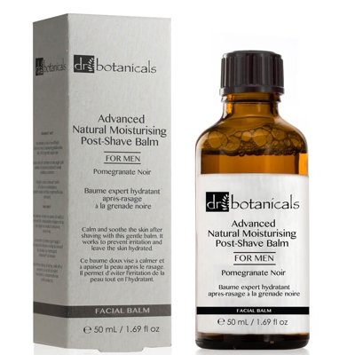 Baume Expert Hydratant Après-Rasage à la Grenade Noire pour Homme Dr Botanicals 50 ml