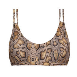 VERDISSIMA haut de maillot de bain brassière coques Python's Club características