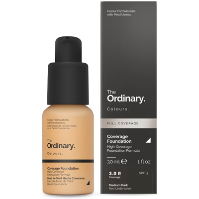 Fond de Teint Haute Couvrance SPF 15 The Ordinary Colours 30 ml (différentes teintes disponibles) - 3.0R