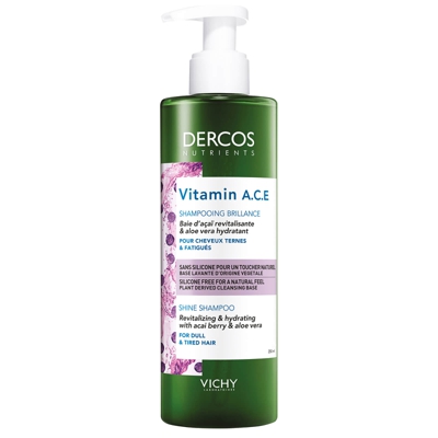 Shampooing Vitamin A.C.E Dercos Nutrients Vichy 250 ml