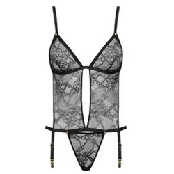 MAISON CLOSE body string porte-jarretelles détachable en dentelle Jeux Magnétiques en oferta