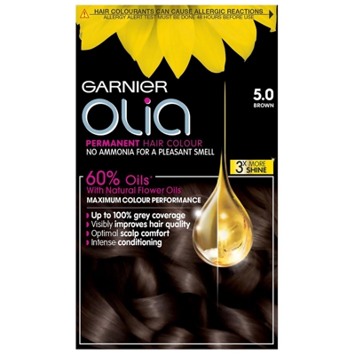 Garnier Olia Coloration Permanente (Différentes teintes) - 5.0 Brown