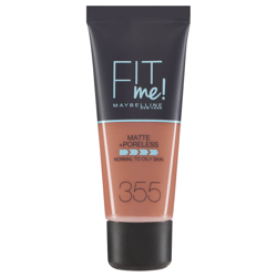 Fit Me! Maybelline Fond de Teint Matte + Poreless 30 ml (différentes teintes disponibles) - 355 Pecan características