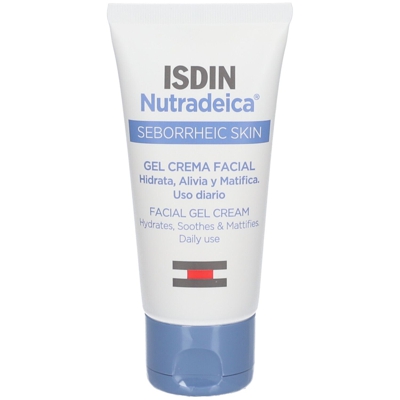 Isdin Nutradeica Gel-Crème Hydratant Visage Peau Séborrhéique