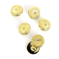 Boutons manchettes dorés à queue 18 mm en oferta