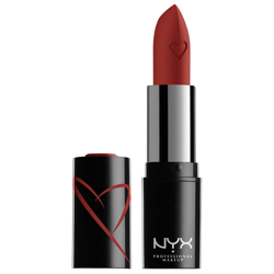 NYX Professional Makeup Shout Loud Hydrating Satin Lipstick (Various Shades) - Hot in Here precio
