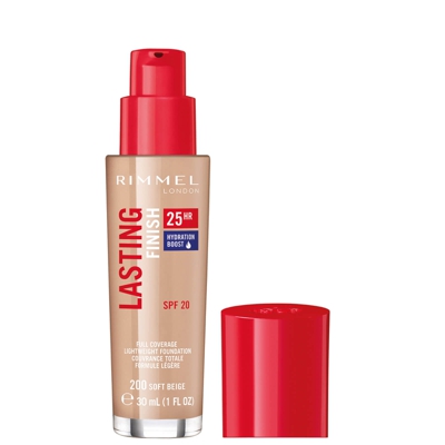 Fond de teint Lasting Finish 25 Hour avec Sérum Comfort Rimmel 30 ml (disponible en plusieurs teintes) - Soft Beige
