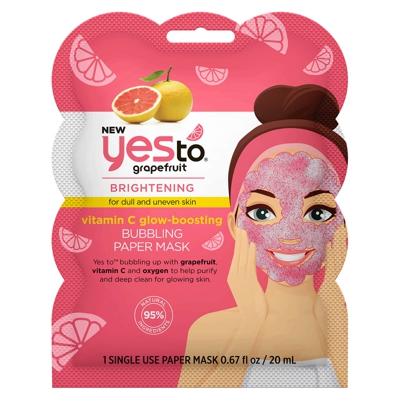 yes to Grapefruit Bubbling Mask