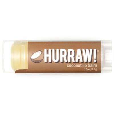 Hurraw! Baume à lèvres Noix de Coco 4,3 g