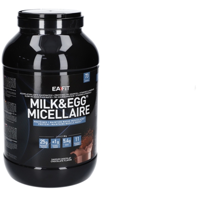 EA Fit Proteines Milk & Eggs 95 micellaire chocolat