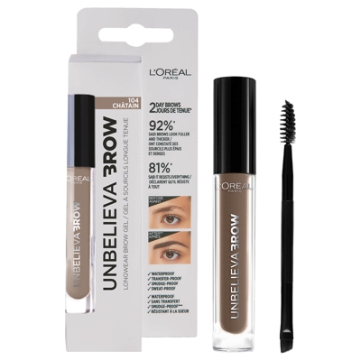 L'Oréal Paris Unbelievabrow Long-Lasting Brow Gel 3.4ml (Various Shades) - 104 Brown