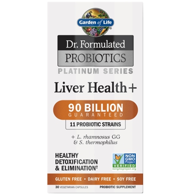 Microbiomes Platinum Santé du Foie - Réfrigéré - 30 Capsules