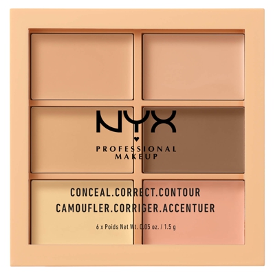 NYX Professional Makeup 3C Palette - Conceal, Correct, Contour - Light