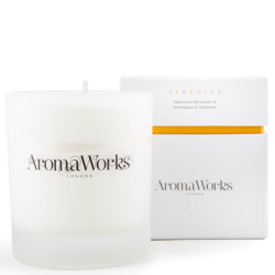 Bougie Serenity AromaWorks 30 cl en oferta