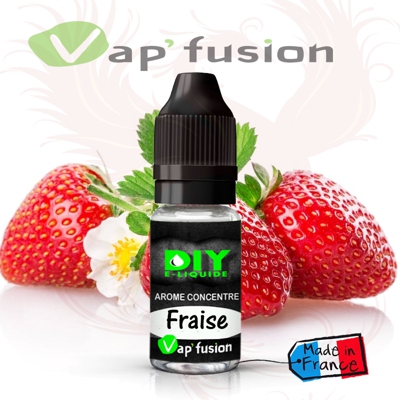 Fraise - arôme concentré - 10ml - Diy - Vapfusion