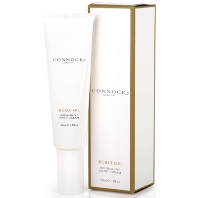 Crème pour les mains nourrissantes à l'huile de kukui par Connock London (50ml)