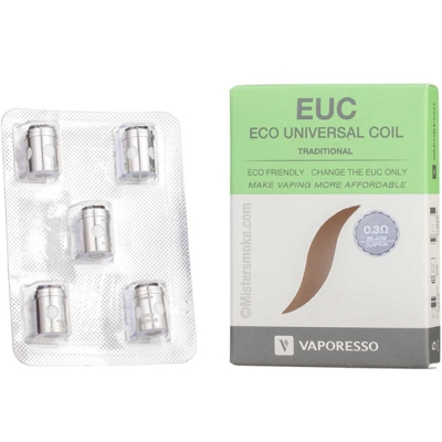 packs 5 Résistances  EUC VECO TANK de Vaporesso