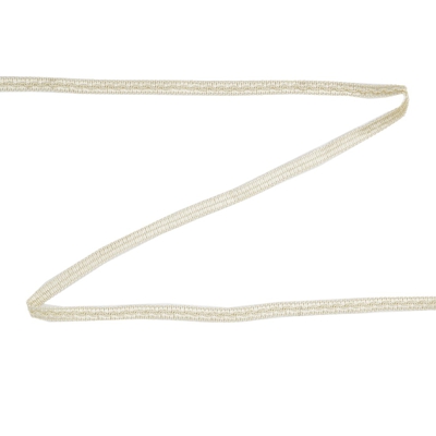 Galon lézarde brillant écru 11 mm