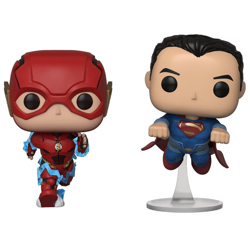 2 PACK THE FLASH ET SUPERMAN / JUSTICE LEAGUE / FIGURINE FUNKO POP / EXCLUSIVE NYCC 2018 características