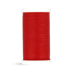 Bobine fil 100 m 100% polyester rouge bordeaux características