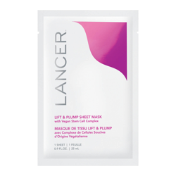 Masque de tissu Lift & Plump Lancer Skincare, pack de 4 características