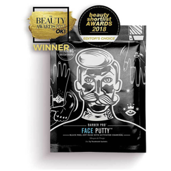Masque Tissu Noir au Charbon Actif BARBER PRO (3 masques) en oferta