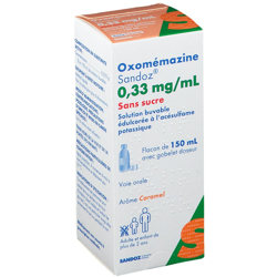Oxomémazine Sandoz® 0,33 mg/ml s/s características
