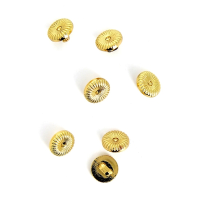 Boutons manchettes dorés à queue 13 mm