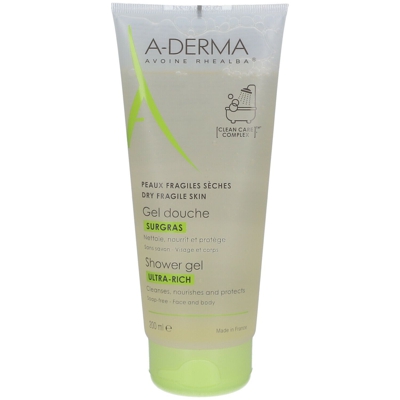 A-Derma Avoine Rhealba gel douche surgras