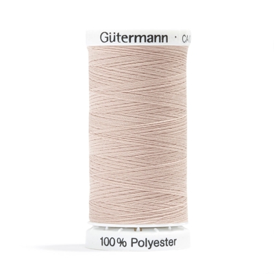 Bobine de fil polyester Gütermann - Beige - Marron