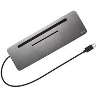 Metal USB-C Ergonomic 4K 3x Display Docking Station + Power Delivery 85 W, Station d''accueil