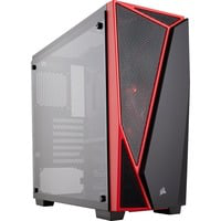 Carbide SPEC-04 Midi Tower Noir, Rouge, Châssis mini-tour características